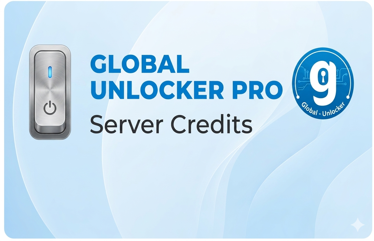 Global Unlocker Pro Credit Any Quantity For Existing Users✅